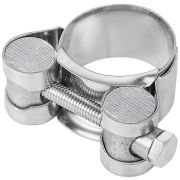 Хомут обжимной силовой шарнирный 23-25мм нержавеющая сталь