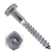 Шуруп DIN571 10х120 сантехнический оцинкованный 4шт