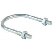 Хомут U-образный 1 1/4' М8 33-45 оцинкованная сталь ГОСТ 24137-80 без гаек