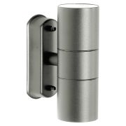 Светильник ДБУ вверх/вниз 2хGU10 без ламп IP44 серый