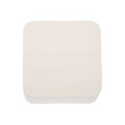 BLANCA одноклавишный выключатель наружный (cх.1) с изолирующей пластиной, 6а, 250в, молочный