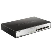 Коммутатор неуправляемый 8 портов RJ45/SFP 10 100 1000 Мб/с PoE 125Вт