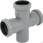 Крестовина 50 87 град одноплоскостная, канализационная