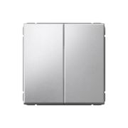 ARTGALLERY 2-клавишный ВЫКЛЮЧАТЕЛЬ, 10АХ, механизм, быстрозажимные клеммы, АЛЮМИНИЙ