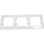 GLOSSA рамка 3-постовая горизонтальная молочный