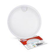 Светильник светодиодный герметичный СПП ИД-2065-КРУГ 20Вт 6500К 1800Лм с инфракрасным датчиком IP65 155мм IN HOME