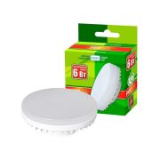 Лампа светодиодная PLED-ECO-GX53 6w 4000K FROST460Lm