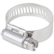 Хомут обжимной просечной 18-32мм нержавеющая сталь ширина 12.7мм