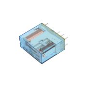 Реле электромеханическое универсальное миниатюрное, монтаж на печатную плату или в розетку, выводы с шагом 5мм, 1CO 16A, контакты AgCdO, катушка 12B DC, степень защиты RTII