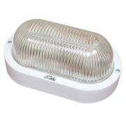 Светильник НПП 03-60-021 IP54 белый пласт. Банник 1401 Овал малый ГИ