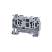 Клемма проходная 6 кв.мм пружинная OptiClip CX-6-I-41A-(0,2-6)-серый