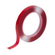 Двухсторонний скотч, прозрачный, на акриловой основе, 12 мм, ролик 5 м