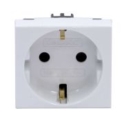 VIVA Розетка силовая с заземлением белая