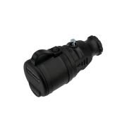 Розетка переносная с защитной крышкой каучук 16А IP44 черная