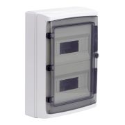 Щит настенный с дверцей 24 модуля IP65 серый с    клеммным блоком 63А