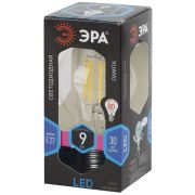 Лампа светодиодная декоративная LED 9 Вт 1170Лм 4000К груша, филамент нейтральный E27 230В F-LED A60-9W-840-E27