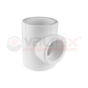 Тройник 50 мм полипропиленовый PPR белый
