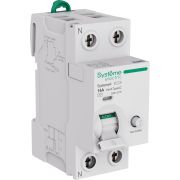 Выключатель дифференциального тока (ВДТ) 16A 2P 10мА Тип-AC 230В Systeme9