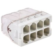Клемма соединительная  8-контактная Elеctrodeel ED 772-208, сечение 0,5-2,5 мм2, 24А/450В (упаковка 100 штук)