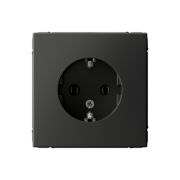 ARTGALLERY розетка с заземлением, 16А, механизм, базальт
