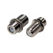 Переходник гнездо F – гнездо F, бочка с кольцом