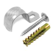 Комплект крепежа СМО 25-26 с дюбелем и саморезом (100шт)