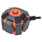 Удлинитель на магните У04В 4 места с защитными крышками IP44 с заземлением 2P+PE 5 метров КГ 3х1,5мм2 16А/250В IEK