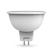 Лампа светодиодная LED 7 Вт 630 лм 4100К софит MR16 нейтральный GU5.3 AC 220В Black