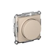 ATLASDESIGN СВЕТОРЕГУЛЯТОР (диммер) повор-нажим,  LED, RC, 400Вт, мех., ПЕСОЧНЫЙ