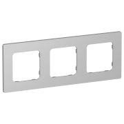 FLITE CLASSIC Рамка 3-местная РУ-3-К-ФлА алюминий IEK