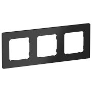 FLITE CLASSIC Рамка 3-местная РУ-3-К-ФлЧ черный IEK