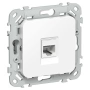 FLITE Розетка компьютерная RJ45 категория 5Е UTP РК5е-1-0-ФлБ белый IEK