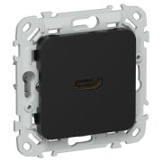 FLITE Розетка HDMI РШДМА-ФлЧ черный IEK