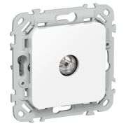 FLITE Розетка TV экранированная проходная тип M РТВм-1-1-2-ФлБ белый IEK