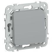 FLITE Выключатель 1-клавишный кнопочный 10А ВС11-2-0-ФлС серый IEK