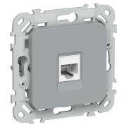 FLITE Розетка компьютерная RJ45 категория 5Е UTP РК5е-1-0-ФлС серый IEK