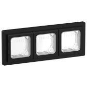 FLITE Рамка 3-местная IP55 Рпро-3-55-ФлЧ черный IEK