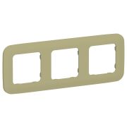 FLITE ARTISTIC Рамка 3-местная РУ-3-А-ФлО оливковый IEK