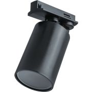 Светильник трековый на шинопровод под лампу NLT-TP1-1L-GU10-BL однофазный GU10 черный