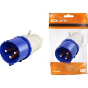 Вилка 023 2Р+РЕ 32А 220В IP44