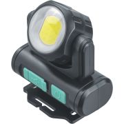 Фонарь светодиодный NPT-H38-ACCU 1COB, 3.2Вт + 1 LED, 3Вт налобный аккумуляторный