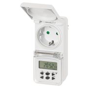 Таймер розеточный ТРЭ-02 1мин/7дн 10on/off 8А IP44 недельный защита от влаги TDM