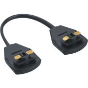 Коннектор гибкий черный для шинопровода NLT-C-1L-AS2-BL-F