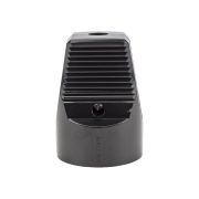 Кабельная розетка 2П без заземления с защитными шторками 10А 250B черная