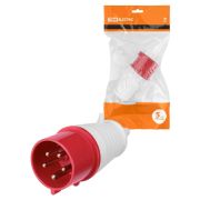 Вилка 025 3Р+РЕ+N 32А 380В IP44