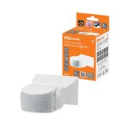 Датчик движения настенный ДДС-05 мощность мощность 1200 Вт,время отключения от 10 до 420 секунд, дальность обнаружения 12 метров , чувствительность от 3 Лк, угол обзора 180 градусов, степень защиты IP65