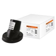 Патрон карболитовый настенный наклонный E27 черный