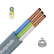 Кабель силовой ВВГ-Пнг(А)-LS 3x6ок(N,PE)-0,66 барабан ТРТС