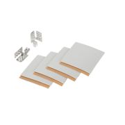 Комплект монтажный для пленочного пола (2 монтажных зажима,винил мастика 5х5см), REXANT