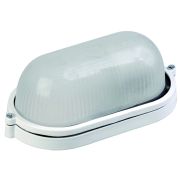 Светильник НПП 1401 60Вт E27 IP54 бел. овал IEK LNPP0-1401-1-060-K01